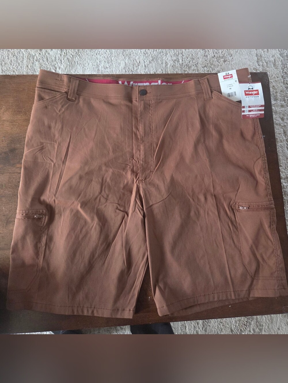 Wrangler Men's Tan Cargo Shorts